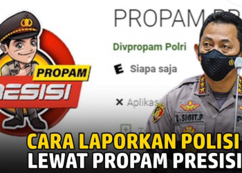 Cara Laporkan oknum Polisi lewat propam presisi