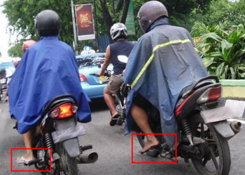 Fakta soal isu naik motor dilarang pakai sendal jepit, Yuk liat