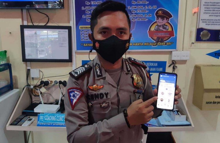 Polres Garut Terapkan Aplikasi SIM Online