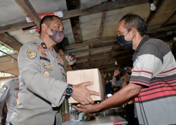 Mabes Polri Bagikan 500 Paket Bansos Jelang Hari Bhayangkara ke-76