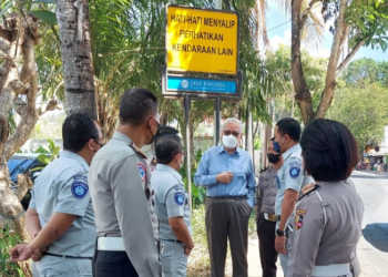 Polri bersama Jasa Raharja Cek Jalan Raya dan Rambu Lalin untuk tekan angka kecelakaan