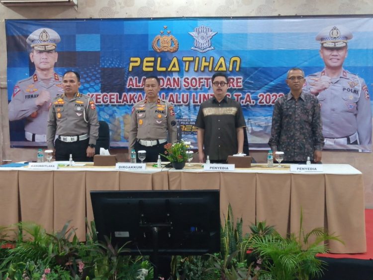 Korlantas Polri Gelar Pelatihan Alat dan Software Lakalantas dan Olah TKP