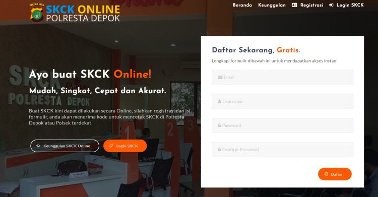 Berikut Cara dan Syarat Perpanjang SKCK Online Depok Tahun 2023