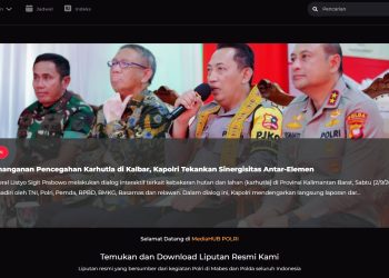 MediaHUB Polri Tampak depan