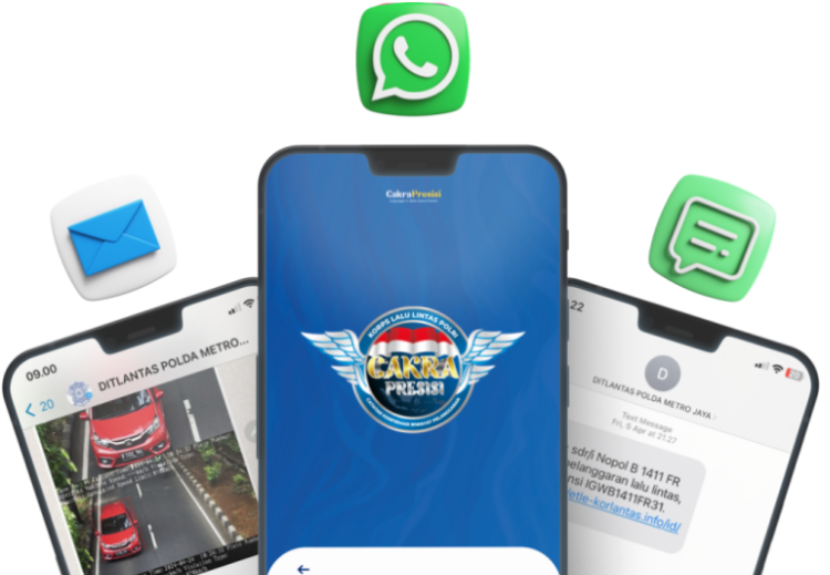 pelaksanaan tilang elektronik Polda Metro Jaya