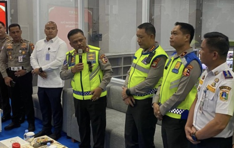 penegakan hukum lalu lintas lewat e-TLE di Jakarta