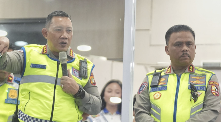 penegakan hukum lalu lintas dengan kamera e-TLE di Jakarta