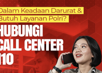 layanan darurat 110 lacak lokasi dan wajah pelapor